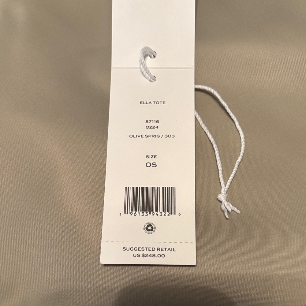 Tory Burch Ella Tote Olive Sprig - Picture 8 of 8